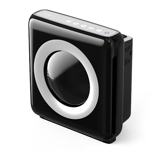 COWAY AP-1512HH Mighty Purificatore d’Aria fino a 109 m², rimuove il 99.999% delle particelle di 0.01 µm*, virus e aerosol, Tecnologia GreenHEPA, Miglior Purificatore degli USA per Wirecutter, nero